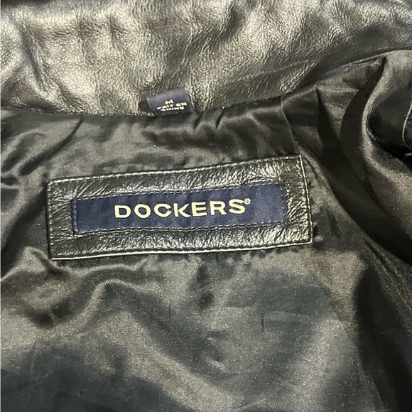 Dockers Ladies Vintage Leather Jacket Size Medium. - Picture 6 of 7